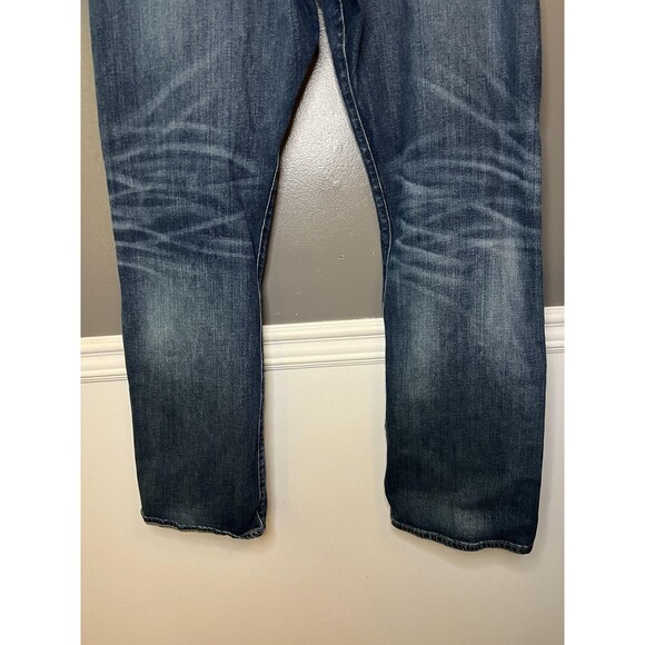 Polo Ralph Lauren Jeans Mens 44x36 Blue Straight Leg Stretch Denim Dark Wash - Picture 6 of 11